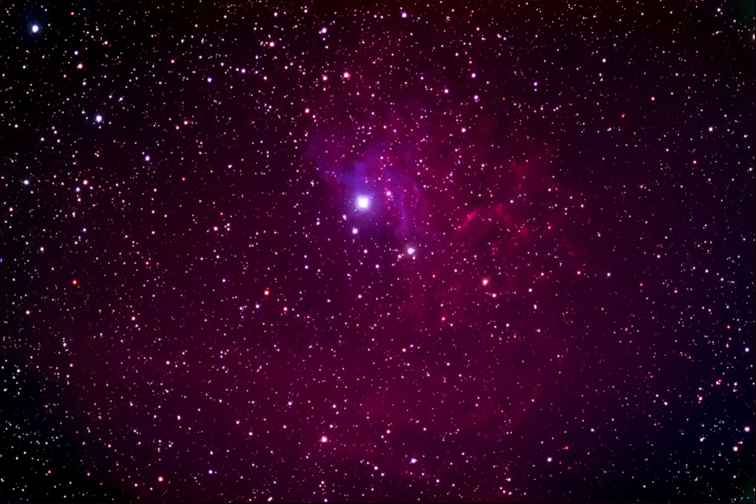 The Flaming Star Nebula