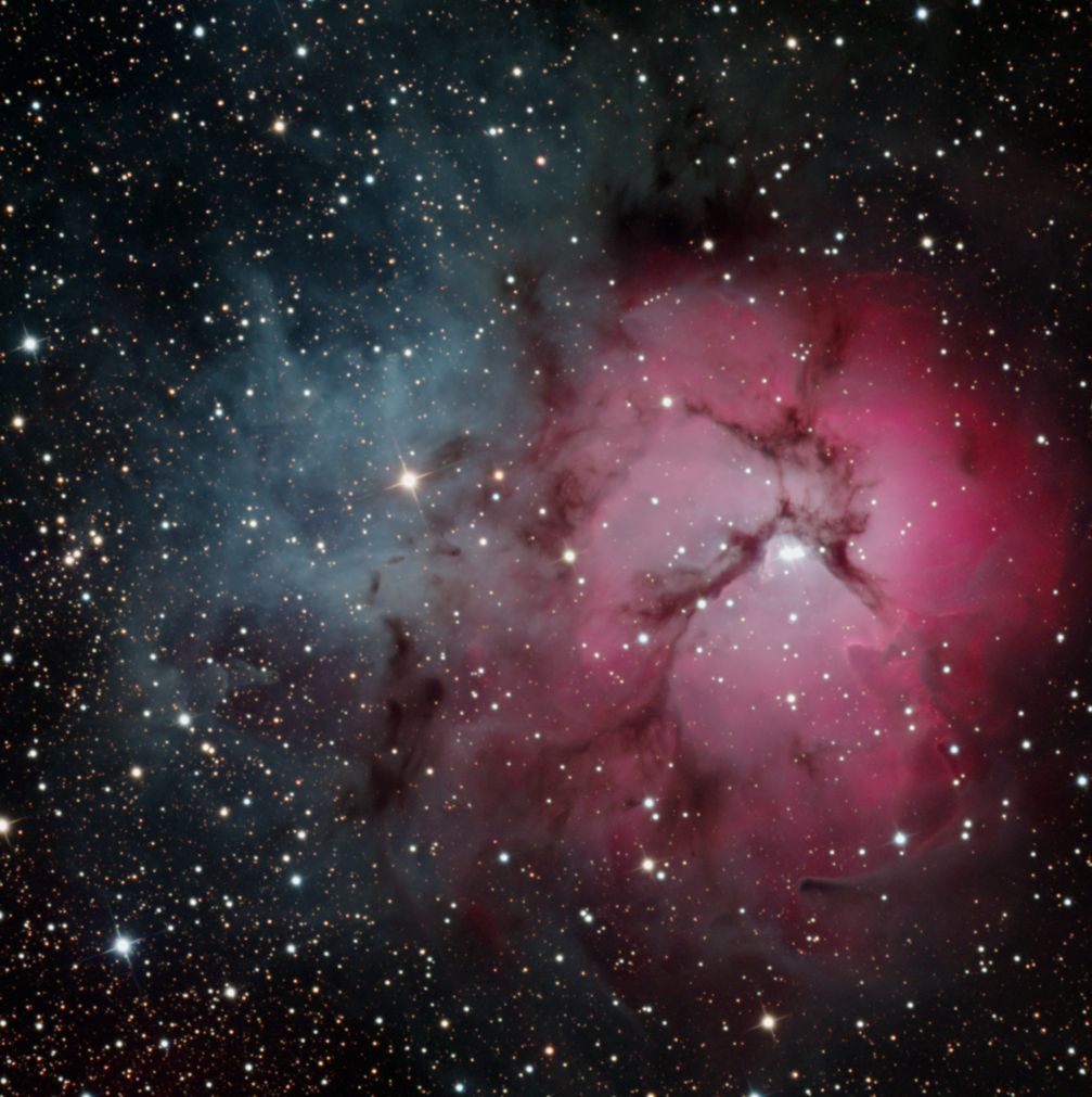 The Trifid Nebula - Click on this image for a larger version of the image