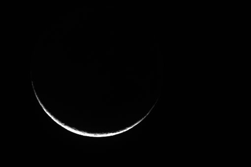 Thin Crescent Moon