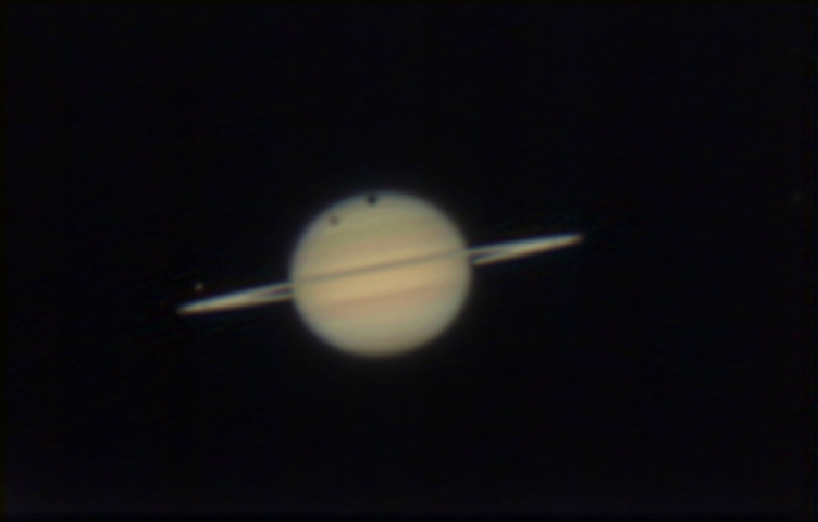 Saturn with Titan shadow transit