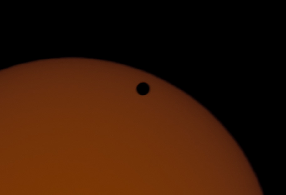 Venus in transit across the Sun - June 5, 2012